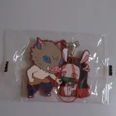 【新品】鬼滅の刃 ラバスト8 ピョン子＆嘴平伊之助（親分）