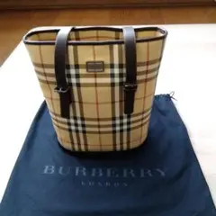 Burberry チェック柄 トートバッグ