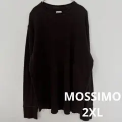 MOSSIMO モッシモ サーマル ロンT XXL ブラウン ワッフル 古着のサムネイル