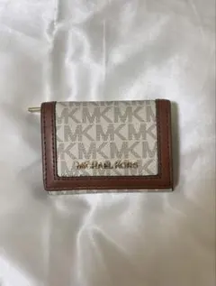 MICHAEL KORS 三つ折り財布 ベージュ/ブラウン