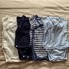UNIQLO 前開きロンパース4色セット
