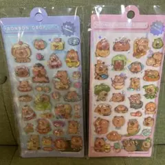 カピバラ ボンボンドロップシール ウォーターシール