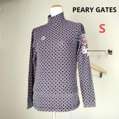 極美品 PEARLY GATES ストライプ モックネックシャツサイズ2 ゴルフ