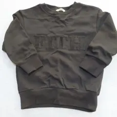 FITH ブラック 刺繍ロゴ トレーナー 110