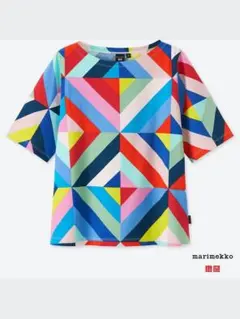 ＊新品＊ユニクロ marimekko グラフィックT 幾何学模様 マルチ 3XL