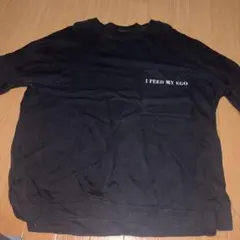 ZARA 長袖カットソー I FEED MY EGO ブラック Sのサムネイル
