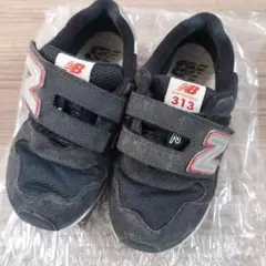 New Balance 313 ブラック 18cm ベルクロ