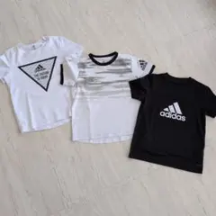 adidas Tシャツ3枚セット 速乾性Tシャツ サッカー用 スポーツ用 130