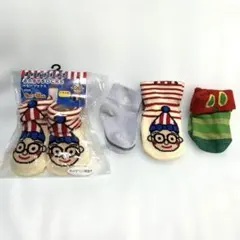 ベビー靴下 4足　おしりかじり虫　くいだおれ太郎　ラルフローレン　セレモニー