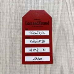 KANGMIN Lost and Found アルバムタグ