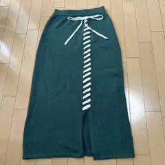 RADIEATE グリーンニットタイトスカート