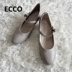 美品✨ecco エコー パンプス ストラップ レザー 35サイズ ベージュのサムネイル