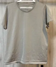 【希少品　女性サイズ】ユニクロ　ドライEX Tシャツ　XLサイズ　ベージュ