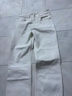 ヴィンテージスリム ハイウエストデニムパンツ 36
