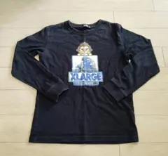 XLARGE KIDS 長袖Tシャツ 140cm ブラックのサムネイル
