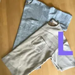 しまむら　シーズンリーズン　Tシャツ　L セット売り　まとめ売りのサムネイル