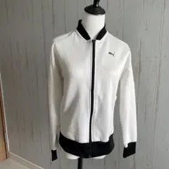 PUMA ジャージ ホワイト ブラック シンプルのサムネイル