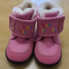 HOT BISCUIT ピンク ベビーブーツ15cm