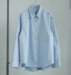 アンヌークanuke Highcount Over Shirts アイスブルー - メルカリ