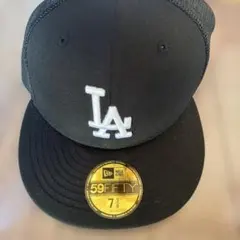 S323.4 New Era 59FIFTY LAロゴ ブラック 7 3/8