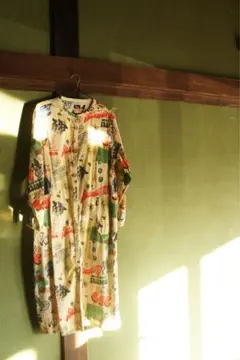 go slow caravan グラフィックプリント ワンピース