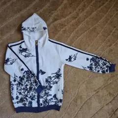 フード付きジップアップパーカー サイズ140