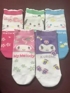 【新品未使用】Sanrio サンリオ レディース 靴下 5足組セット