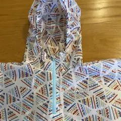 mont-bell ベビーレインコート 幾何学模様