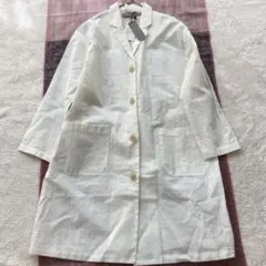 タグ付き 未使用 19,850円 リネン チェスターコート 日本製 麻100 M