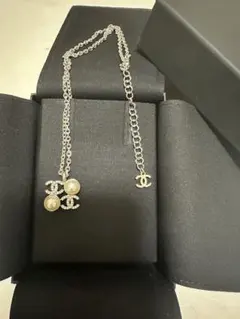CHANEL 25S CCマーク パール ラインストーン ネックレスのサムネイル