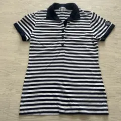 SINA COVA ストライプ 半袖ポロシャツ 11