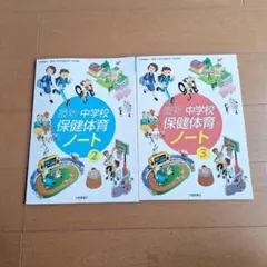 最新 中学校保健体育ノート2・3 　未記入 記名無しのサムネイル