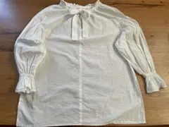 クラシカルエルフ　ホワイト　コットン　ボウタイホワイトシャツ