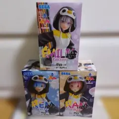 Re:ゼロから始める異世界生活　ことりあそび　レム　ラム　エミリア　フィギュア
