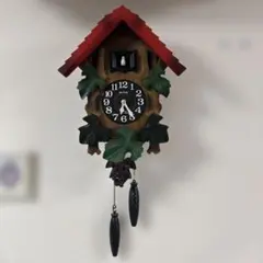 木製カッコウ時計　インテリア