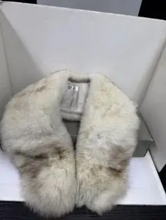 美品　SAGA FOX ファーマフラー ティペット