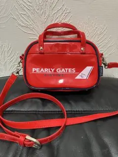美品 PEARLY GATES パーリーゲイツ ミニボストンショルダーバッグのサムネイル