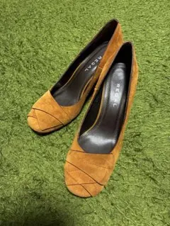 REGAL ブラウンスエード パンプス 23cm