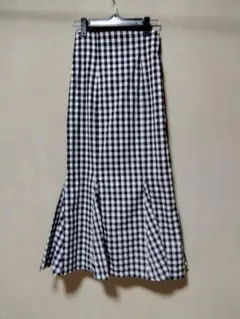 ギンガムチェック マーメイドスカート