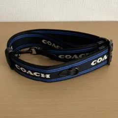 COACH コーチ ショルダーストラップ ブラック×ブルー