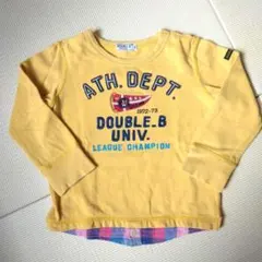 DOUBLE.B 長袖カットソー トレーナー100cm