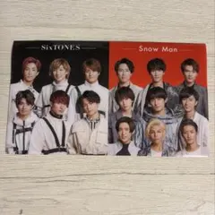 SixTONES Snow Man セブンイレブン チケットホルダーのサムネイル
