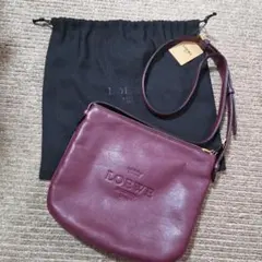 LOEWE ロエベ ヘリテージ ショルダーバッグ ワインレッド ボルドー