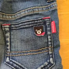 DOUBLE.B デニムパンツ 星柄ウエスト100センチ