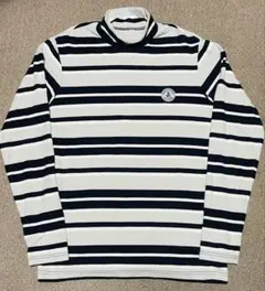 ジャックバニー パネルボーダー アクリルレーヨン ストレッチハイネックカットソー