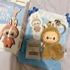 ラブブ Pin for love ぬいぐるみペンダント &