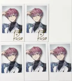 【匿名配送】にじさんじ すぷれあ 皇れお チェキ風カード 箔押し セット