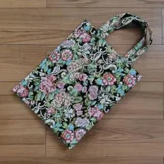 【未使用】〈ROYAL ARDEN〉花柄　ゴブラン　トートバッグ