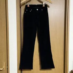 ※美品※CIMARRONコーデュロイ ブーツカットパンツ 黒 サイズ34/27