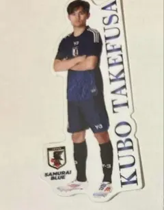 サッカー 日本代表 久保建英 ステッカー